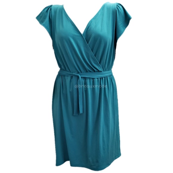 [1X] Ava & Viv - Ruffle Sleeve Wrap Dress - Picture 3 of 3